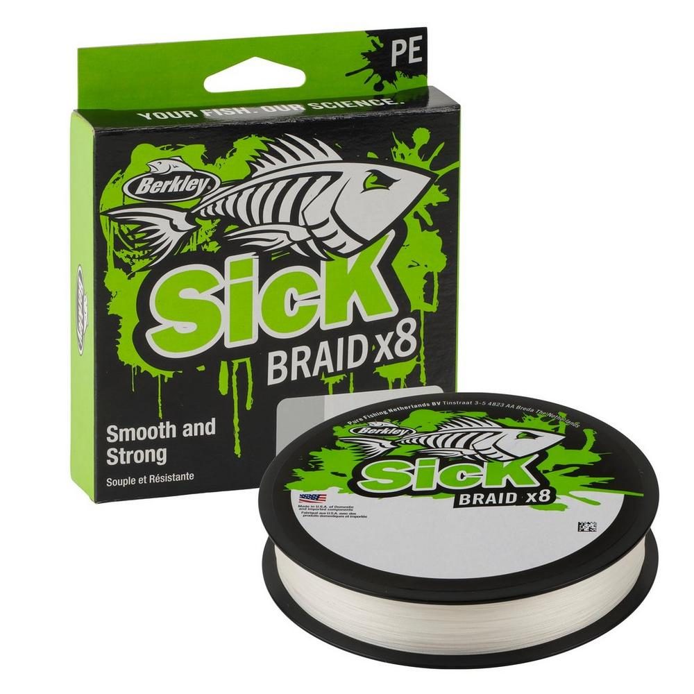 E-shop Berkley Šňůra Sick Braid White 150m - 0,06mm, 5,4kg,Berkley Šňůra Sick Braid White 150m - 0,06mm, 5,4kg
