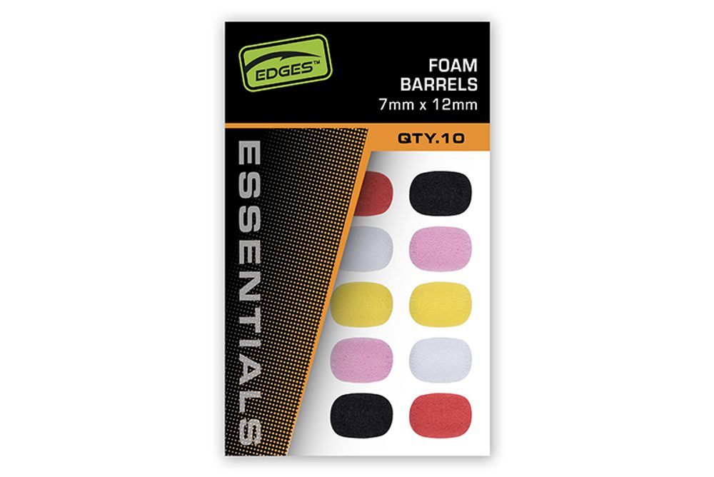Fox Plovoucí váleček Edges Foam Barrels Mixed Colour 10ks - 7x12mm