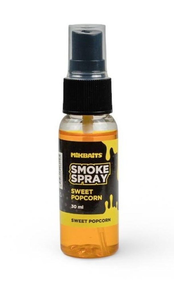 E-shop Mikbaits Sprej Smoke spray 30ml - Sweet Popcorn,Mikbaits Sprej Smoke spray 30ml - Sweet Popcorn