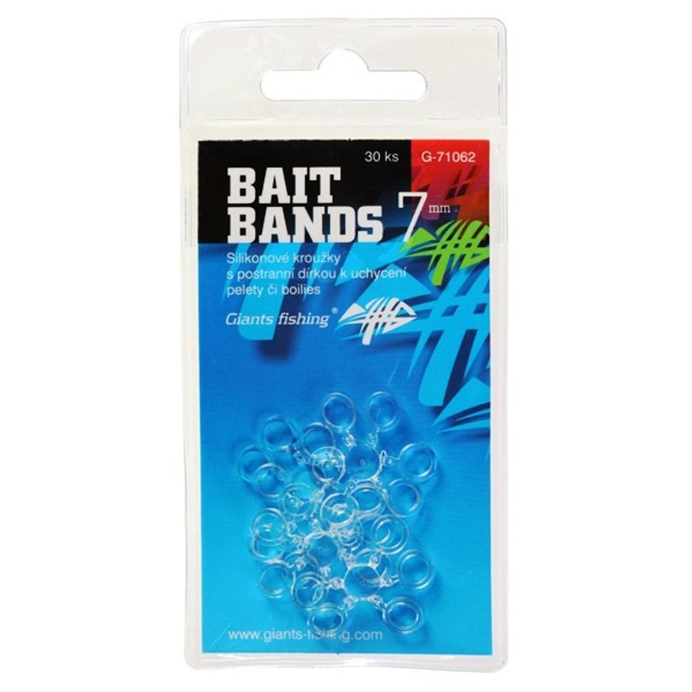E-shop Giants Fishing Silikonové kroužky Bait Bands - 7mm / 30ks,Giants Fishing Silikonové kroužky Bait Bands - 7mm / 30ks
