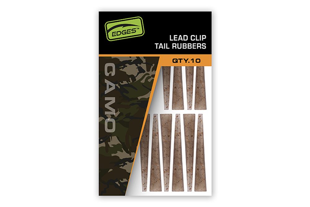 Fox Převleky Edges Camo Lead Clip Tail Rubbers 10ks