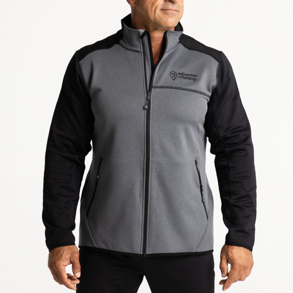 E-shop Adventer & fishing Hřejivá Rybářská Mikina Prostretch Steel & Black - XXL,Adventer & fishing Hřejivá Rybářská Mikina Prostretch Steel & Black - XXL