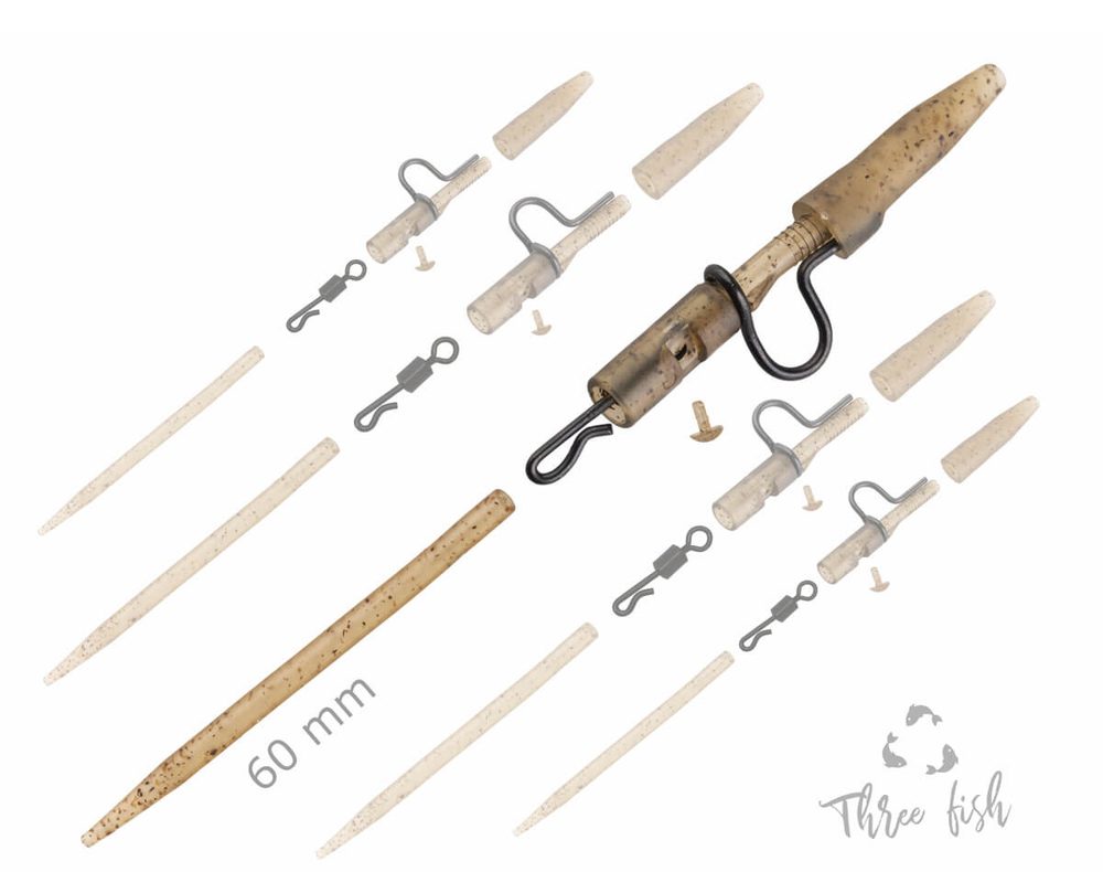 E-shop Zfish Závěsky Heavy Duty Clip Complete Pin Set 60 mm,Zfish Závěsky Heavy Duty Clip Complete Pin Set 60 mm