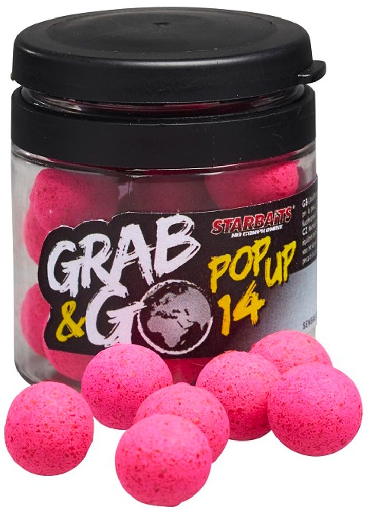 Fotografie Starbaits Pop-up G&G Global 14mm 20g - Strawberry jam