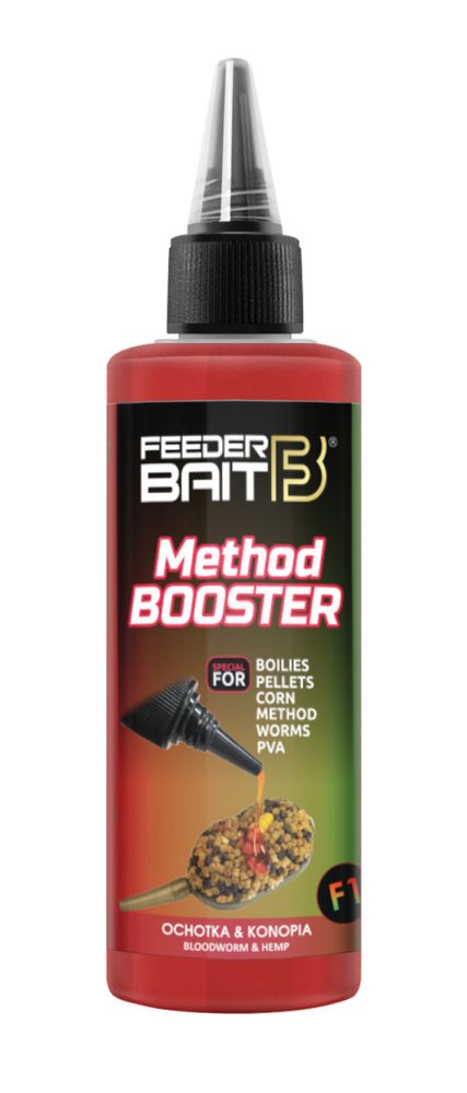 FeederBait Method Booster 100ml - F1- Patentka/Konopí