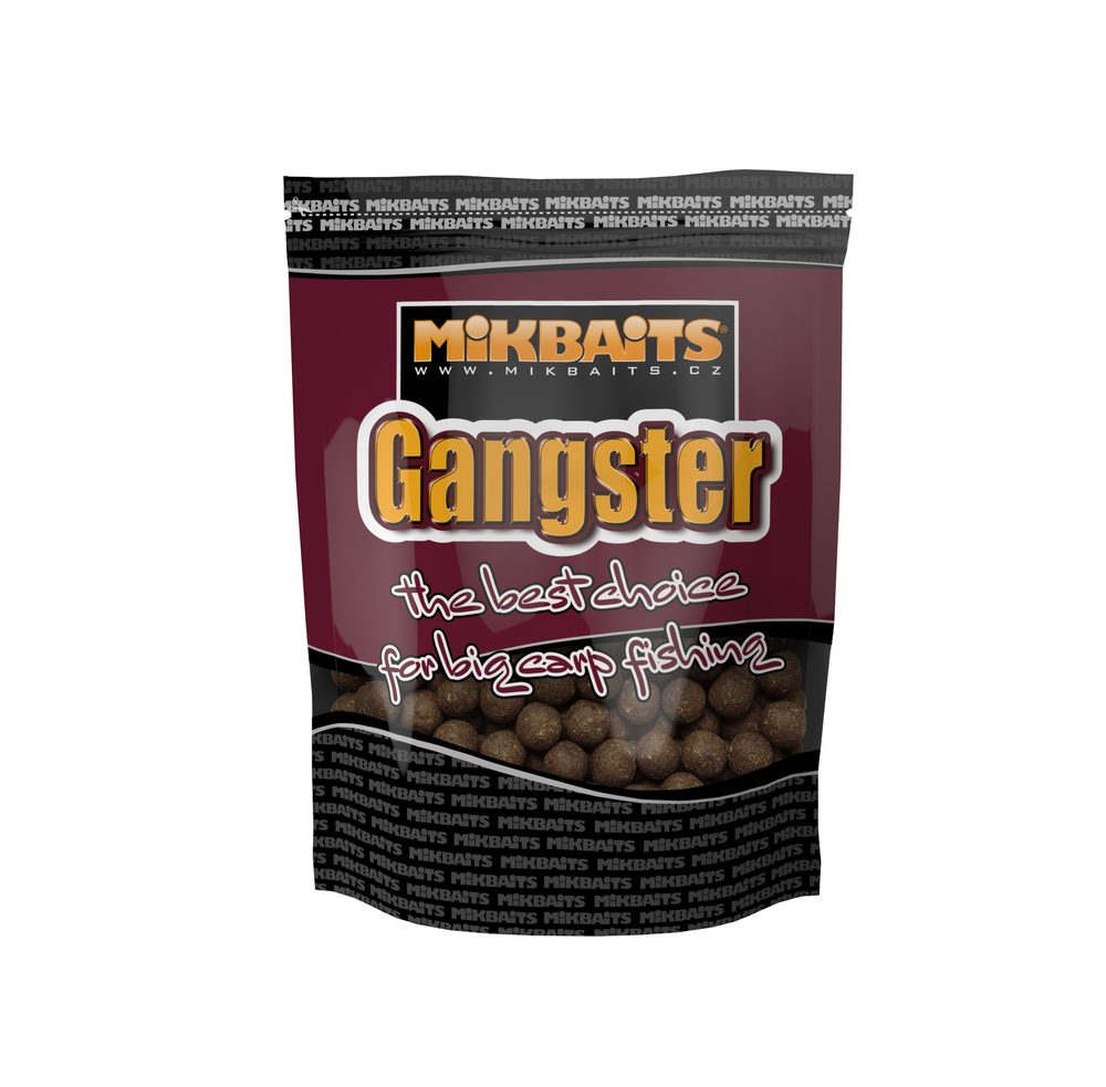 Mikbaits Boilie Gangster GSP Black Squid - 20mm 900g,Mikbaits Boilie Gangster GSP Black Squid - 20mm 900g