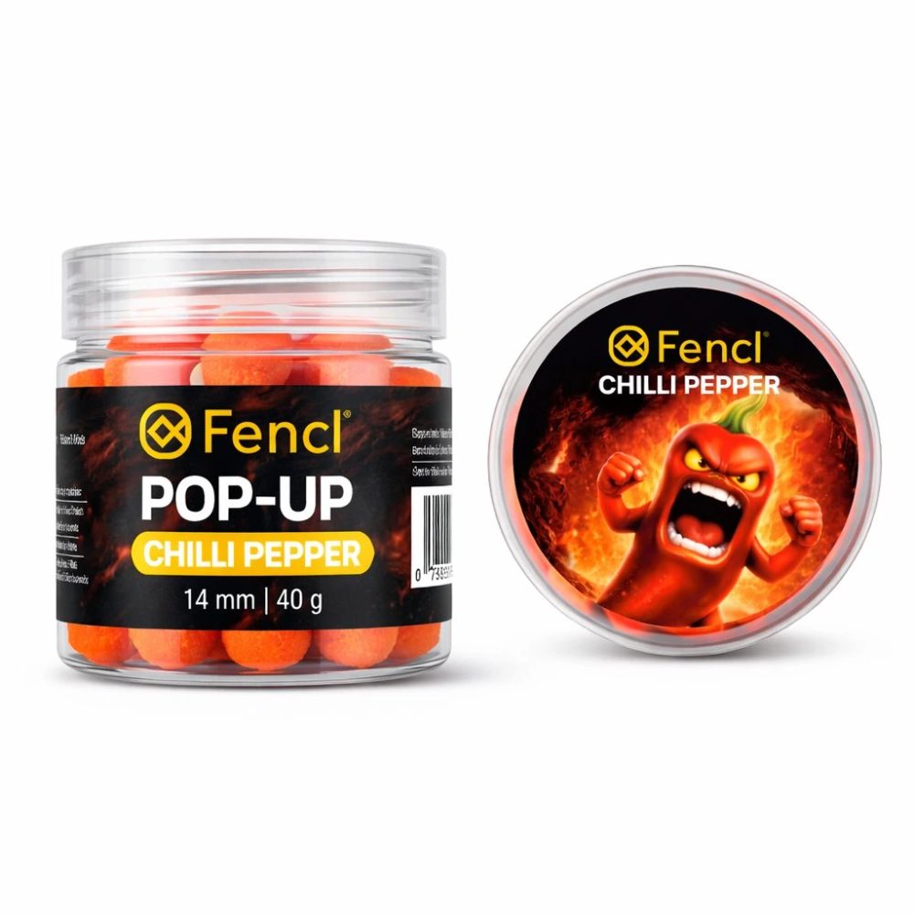 Fencl Boilies Pop Up Chilli Pepper - 14mm  40g,Fencl Boilies Pop Up Chilli Pepper - 14mm  40g