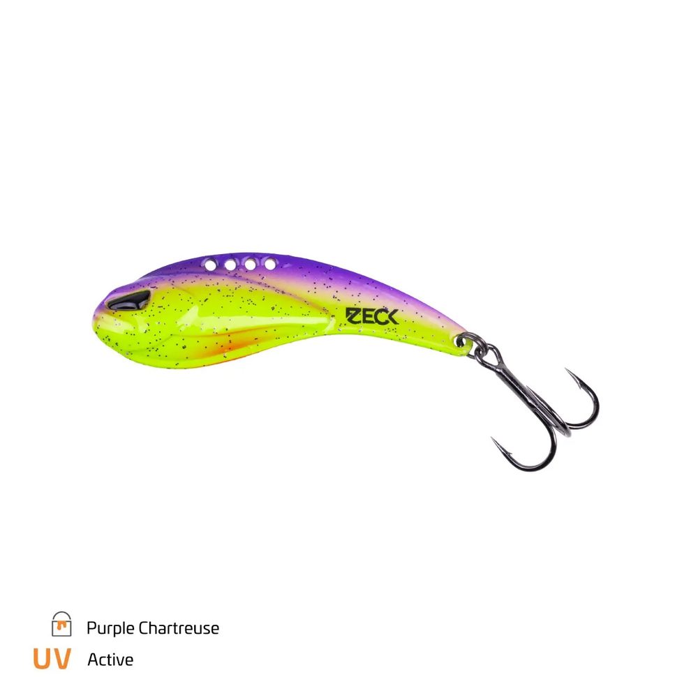 E-shop Zeck cikáda Blade Shaker 7cm 25g - Purple Chartreuse,Zeck cikáda Blade Shaker 7cm 25g - Purple Chartreuse