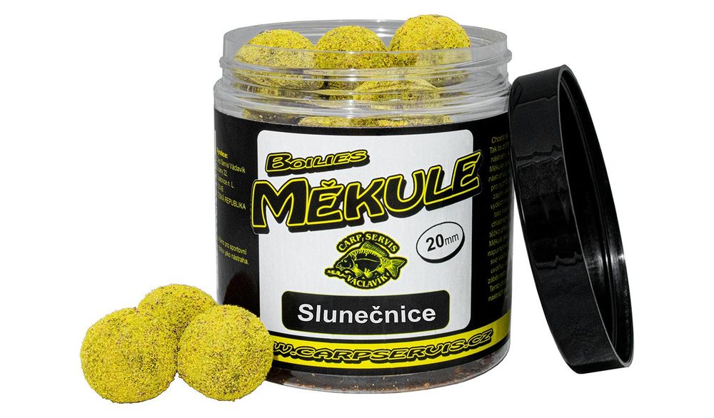 Carp Servis Václavík Boilies Měkule Slunečnice 140g - 20mm