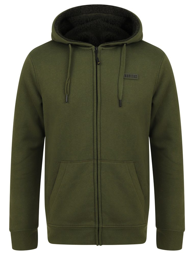 Navitas Mikina Sherpa Zip Hoody Green - S