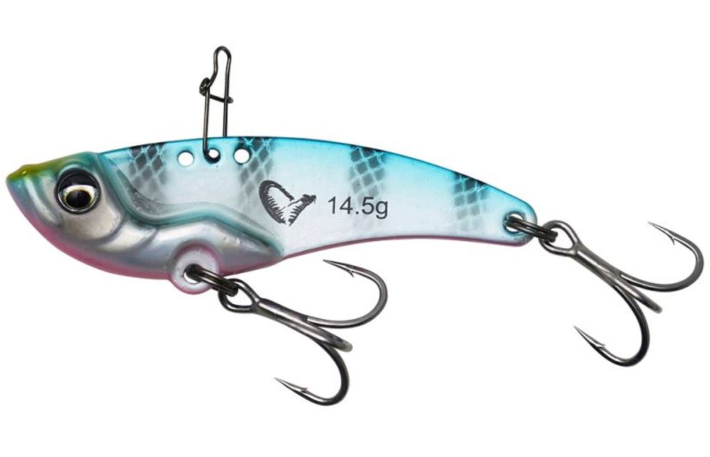 E-shop Savage Gear Wobler Vib Blade Blue Pink Stripes - 4,5cm 8,5g,Savage Gear Wobler Vib Blade Blue Pink Stripes - 4,5cm 8,5g