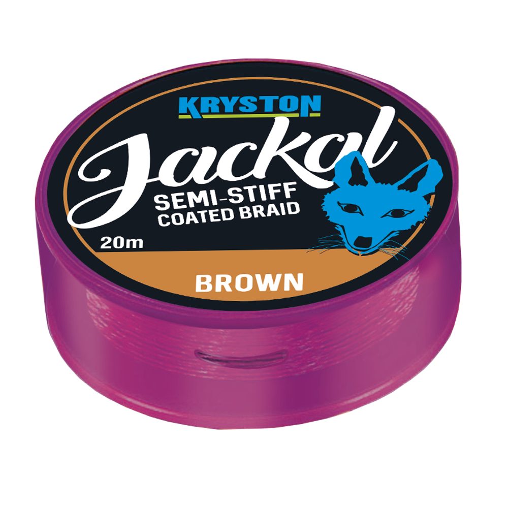 Kryston Šňůra Jackal 20m 20lb/9kg - hnědá,Kryston Šňůra Jackal 20m 20lb/9kg - hnědá