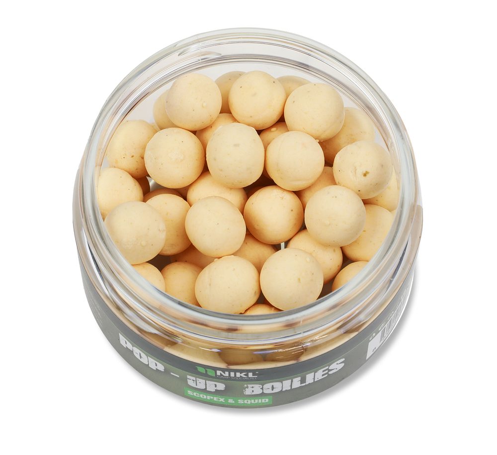 E-shop Nikl Plovoucí boilies 10mm 20g - Scopex & Squid,Nikl Plovoucí boilies 10mm 20g - Scopex & Squid