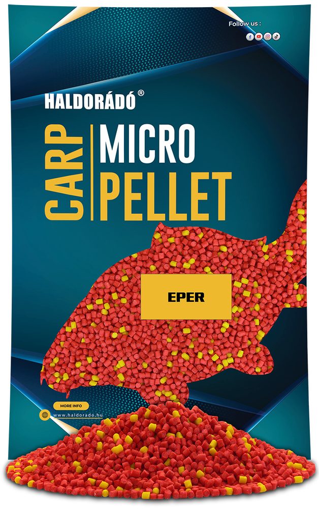 Haldorádó Pelety Carp Micro Pellet 2,5mm 600g - Jahoda,Haldorádó Pelety Carp Micro Pellet 2,5mm 600g - Jahoda