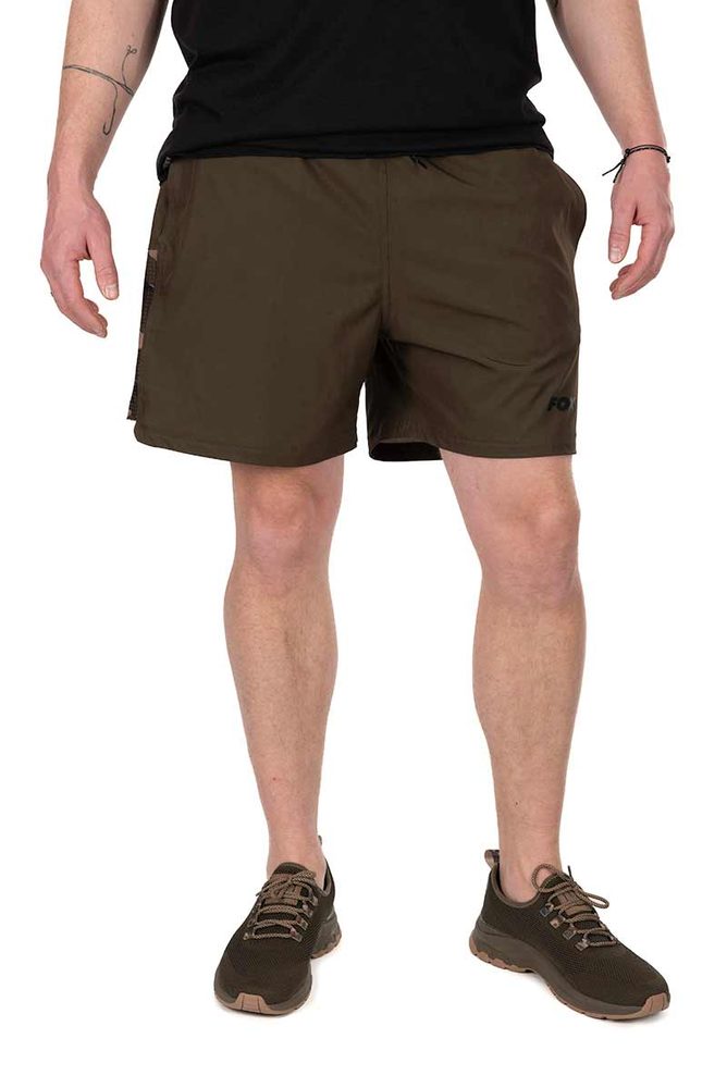 E-shop Fox Koupací kraťasy Khaki / Camo LW Swim Shorts,Fox Koupací kraťasy Khaki / Camo LW Swim Shorts
