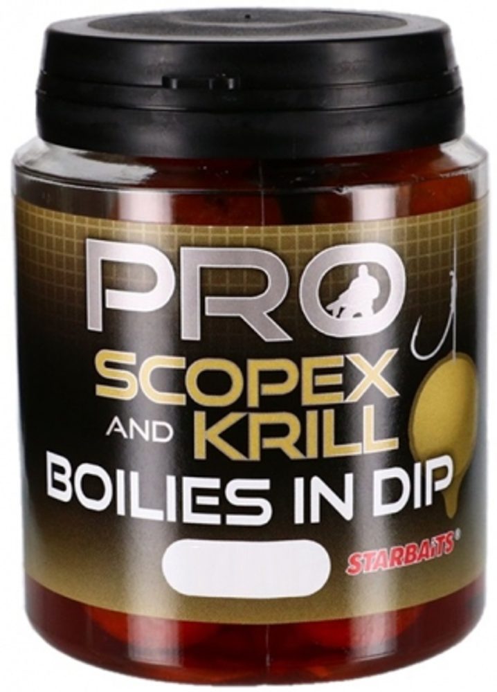 Starbaits Boilies v dipu Pro Scopex Krill 150g - 20mm