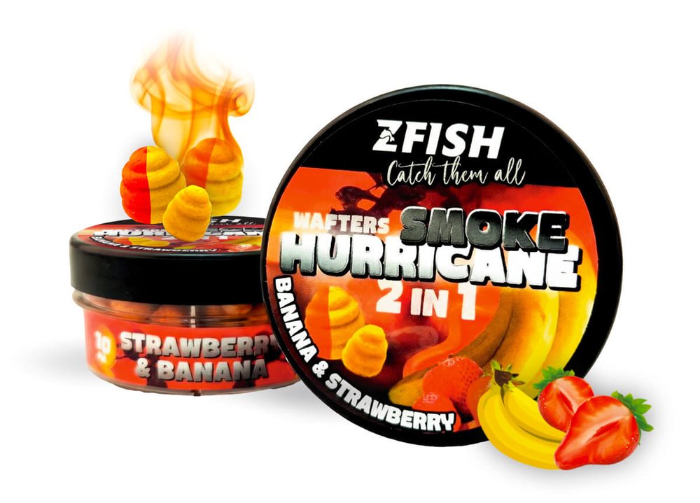 E-shop Zfish Nástraha Smoke Hurricane Wafters 2in1 - Strawberry-Banana,Zfish Nástraha Smoke Hurricane Wafters 2in1 - Strawberry-Banana
