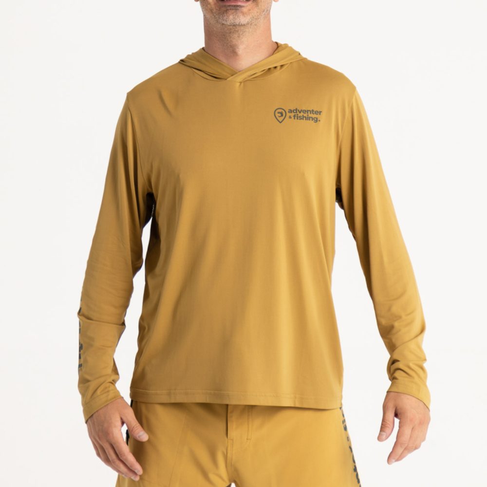 E-shop Adventer & fishing Funkční hoodie UV tričko Sand - XL,Adventer & fishing Funkční hoodie UV tričko Sand - XL
