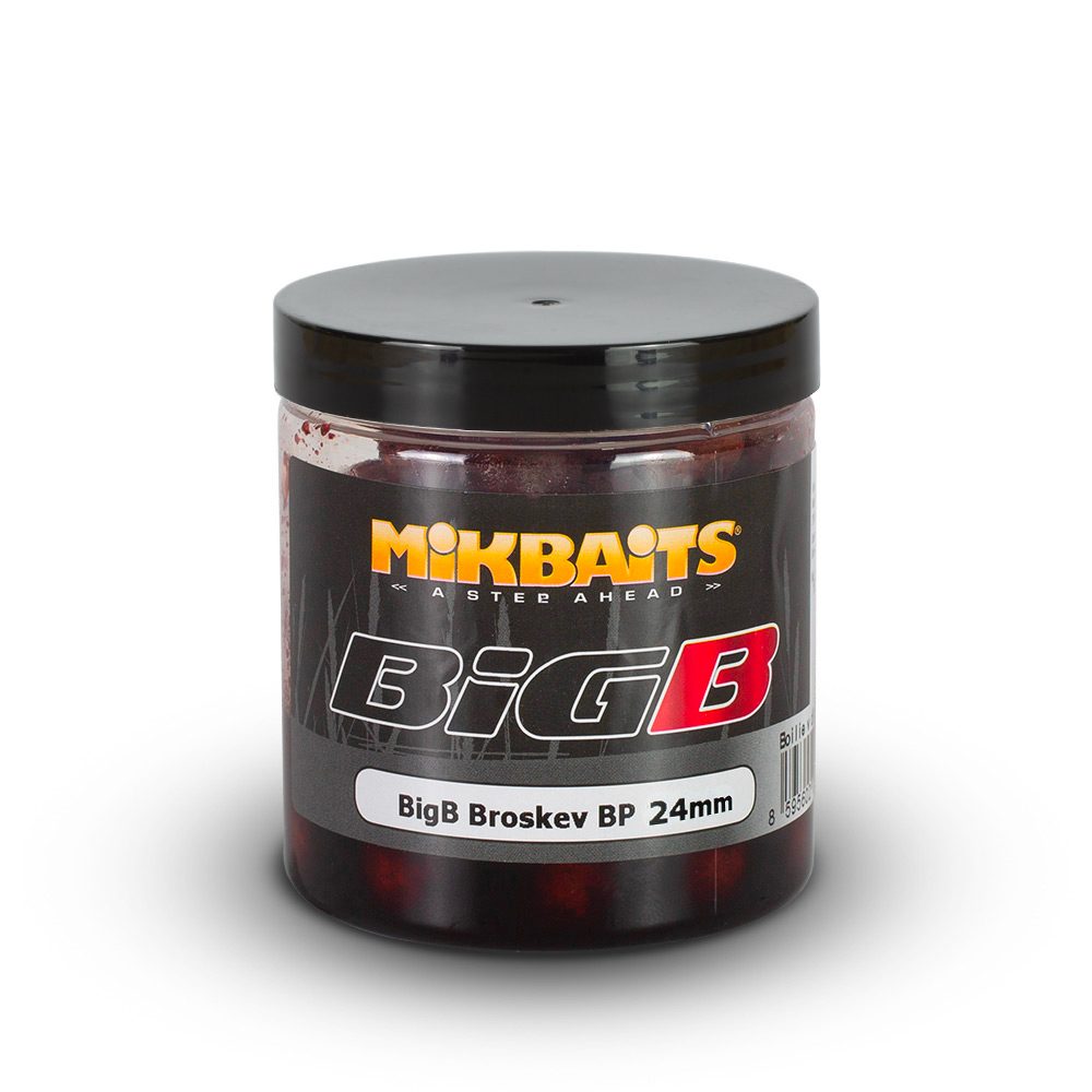 E-shop Mikbaits Boilie Big v dipu 250ml - BigB Broskev Black pepper 24mm,Mikbaits Boilie Big v dipu 250ml - BigB Broskev Black pepper 24mm