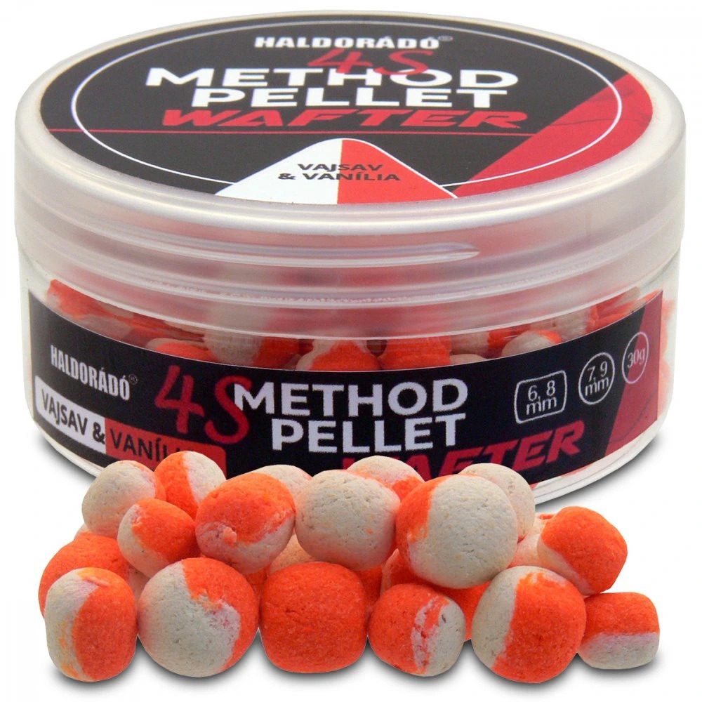 E-shop Haldorádó Pelety 4S Method Pellet Wafters 6+8mm/7+9mm 30g - Kyselina máslová-Vanilka,Haldorádó Pelety 4S Method Pellet Wafters 6+8mm/7+9mm 30g - Kysel
