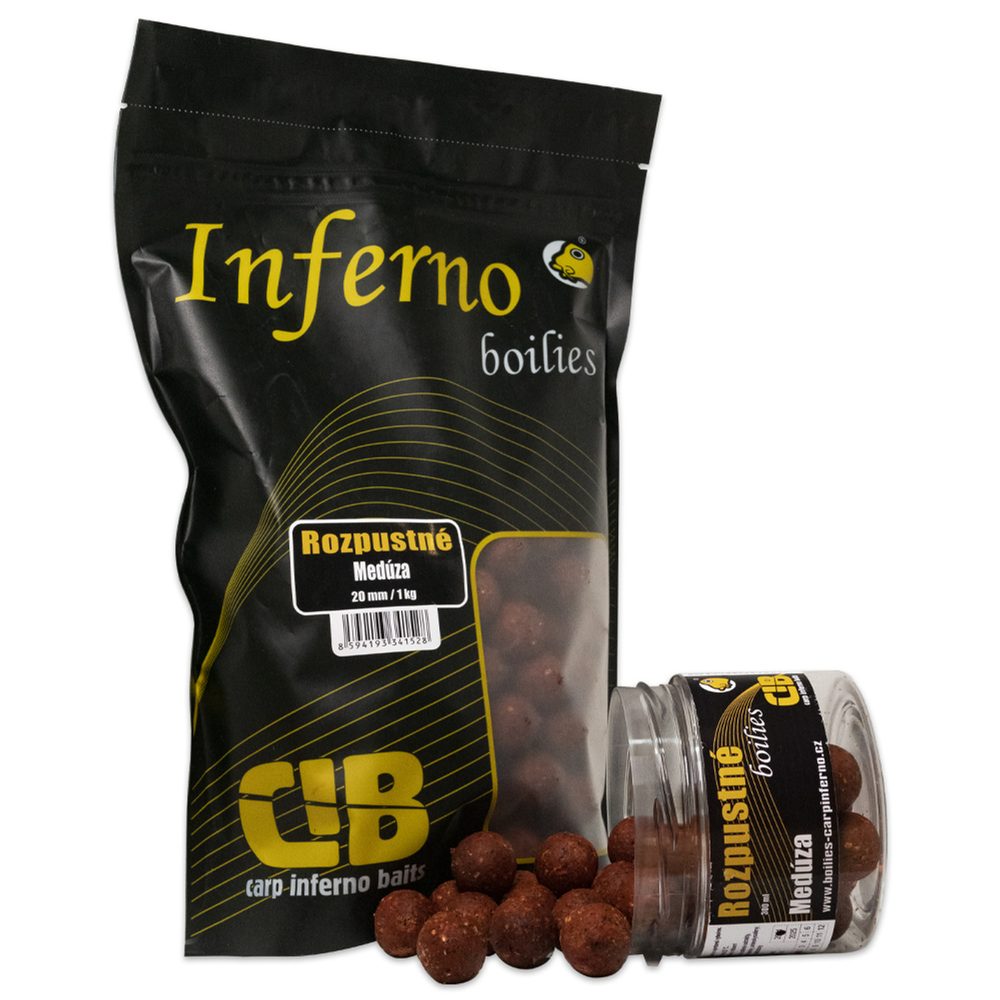 E-shop Carp Inferno Rozpustné Boilies Hot Line Medúza