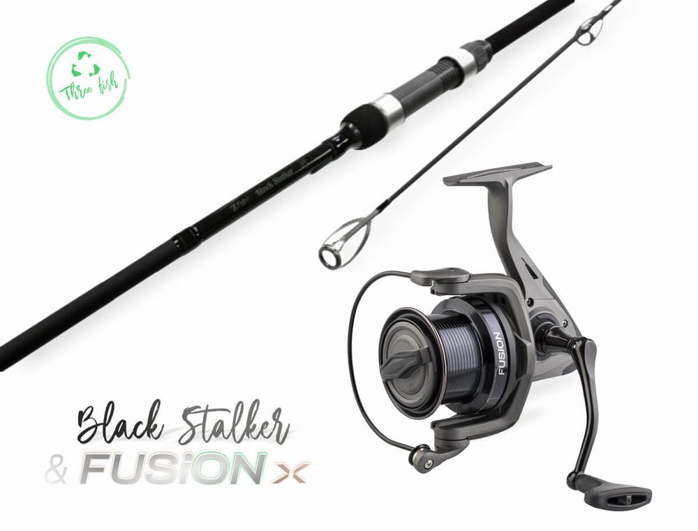 E-shop Zfish Prut Combo Black Stalker 10ft 3lb + Naviják Fusion X 6000,Zfish Prut Combo Black Stalker 10ft 3lb + Naviják Fusion X 6000