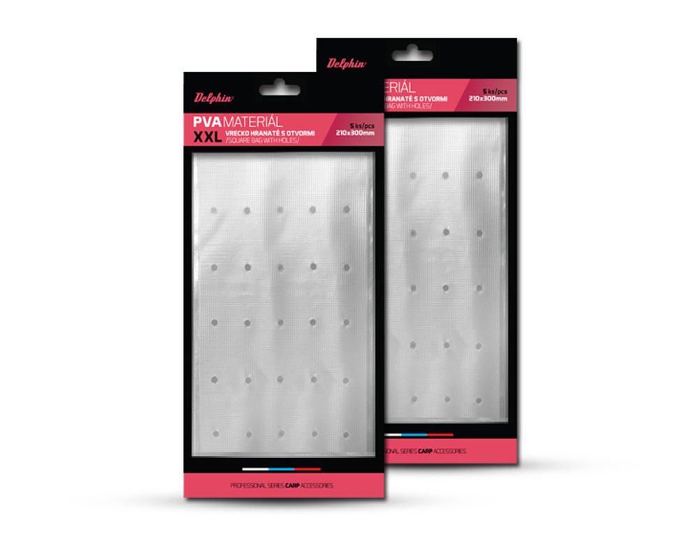 Delphin PVA S�?ek hranat� s otvory XXL 5ks,Delphin PVA S�?ek hranat� s otvory XXL 5ks