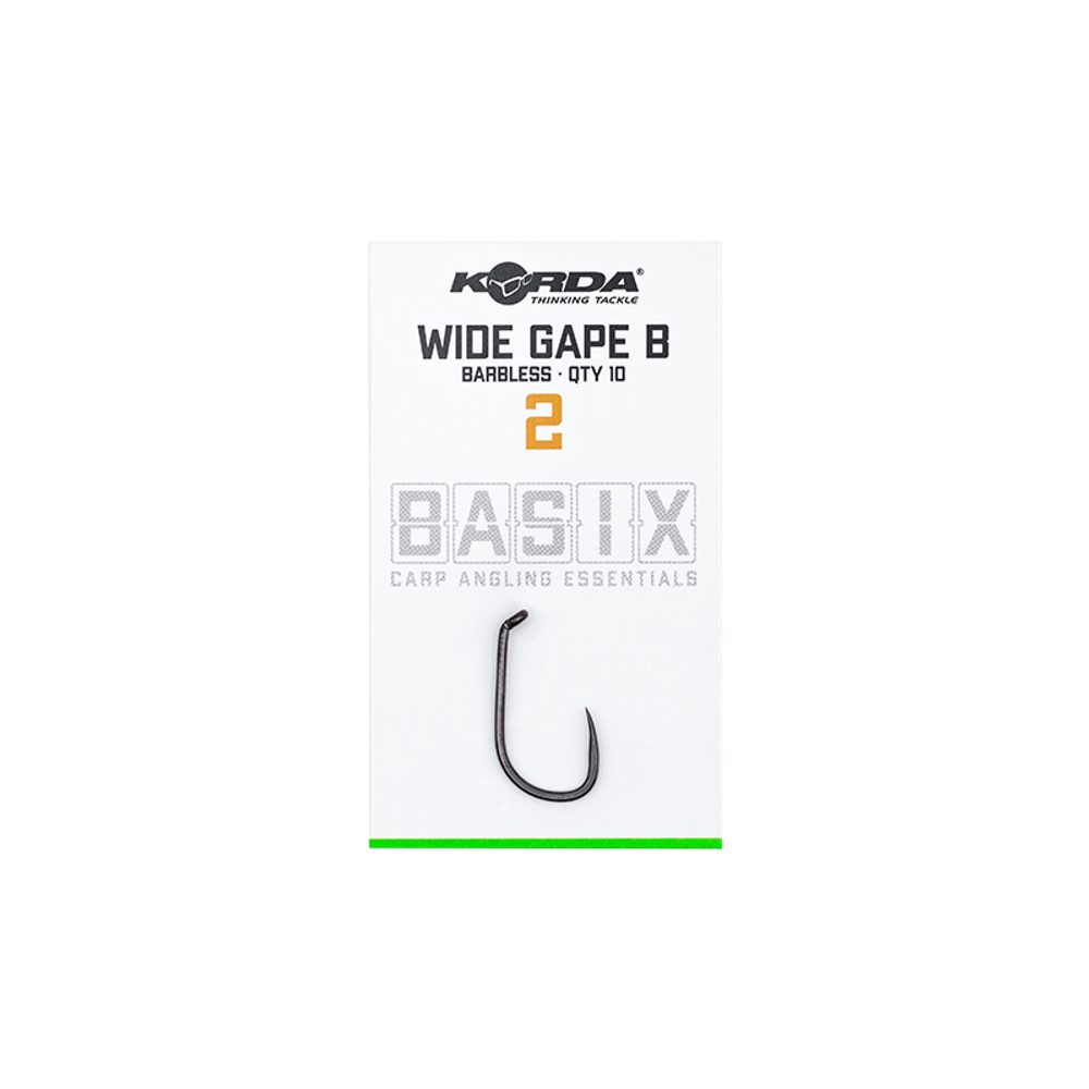E-shop Korda Háčky Basix Wide Gape Barbless 10ks,Korda Háčky Basix Wide Gape Barbless 10ks