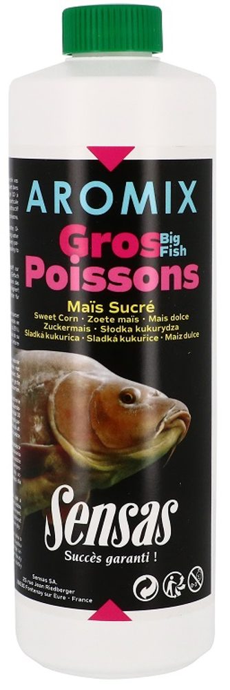 E-shop Sensas Posilovač Aromix 500ml - Kukuřice,Sensas Posilovač Aromix 500ml - Kukuřice