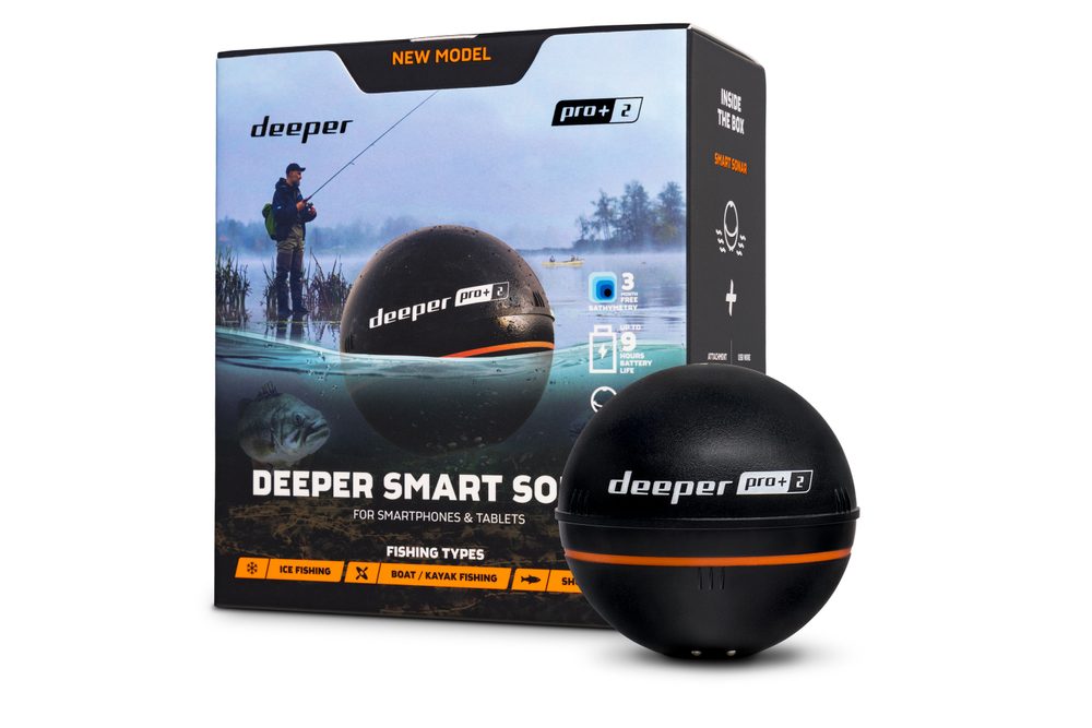 Fotografie Deeper Nahazovací sonar Wifi s GPS Fishfinder Pro+ 2 a Husí krk 2.0 zdarma