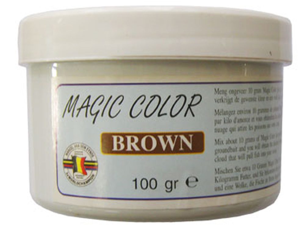 E-shop MVDE Barva do návnad Magic Color 100g - Brown