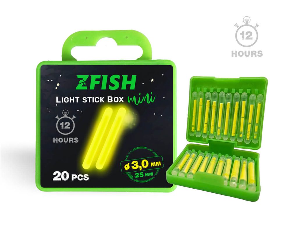 E-shop Zfish Chemické Světlo Box 20ks - 3,0x25mm,Zfish Chemické Světlo Box 20ks - 3,0x25mm