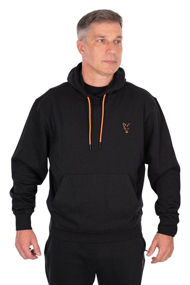 Fox Rybářská Mikina Classic Hoody Black/Orange - XXXL