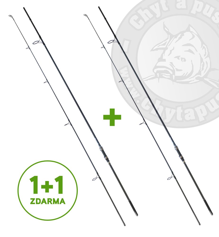 Chyť a pusť Prut Thunder Carp 3,6m 3lb 50mm dvoudílný 1+1 ZDARMA!