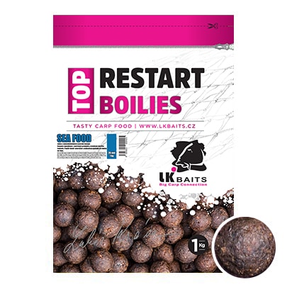 Fotografie LK Baits Boilie Top ReStart Boilies Sea Food 18mm 1kg
