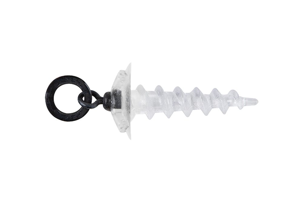 Fox Vrtáček s obratlíkem a kroužkem Edges Bait Screw Long 10ks - 11mm