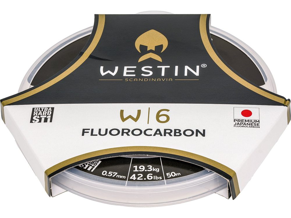 E-shop Westin Fluorocarbon W6 ST1 Fluorocarbon 50m - 0,43mm 13,75kg,Westin Fluorocarbon W6 ST1 Fluorocarbon 50m - 0,43mm 13,75kg