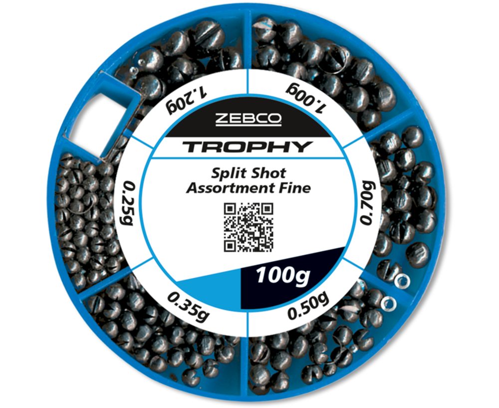 Zebco Sada bročků Trophy Split Shot Assortment Fine,Zebco Sada bročků Trophy Split Shot Assortment F...