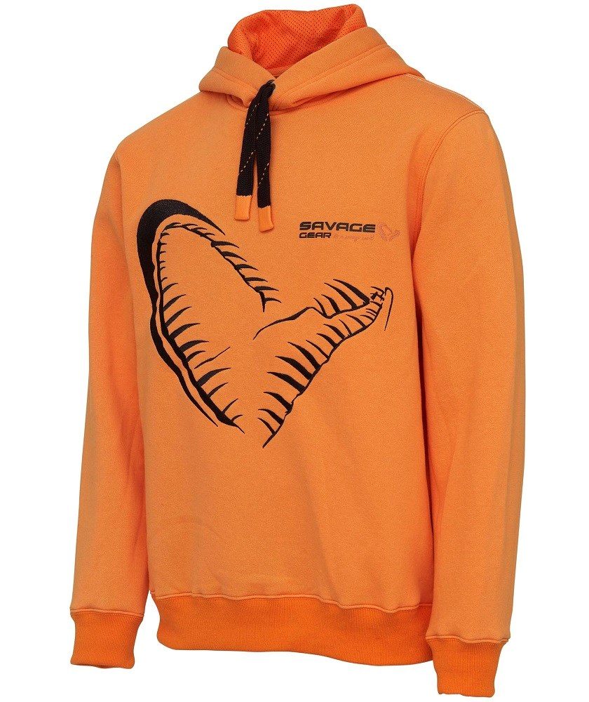 Savage Gear Mikina Mega Jaw Hoodie Sun Orange - XXL