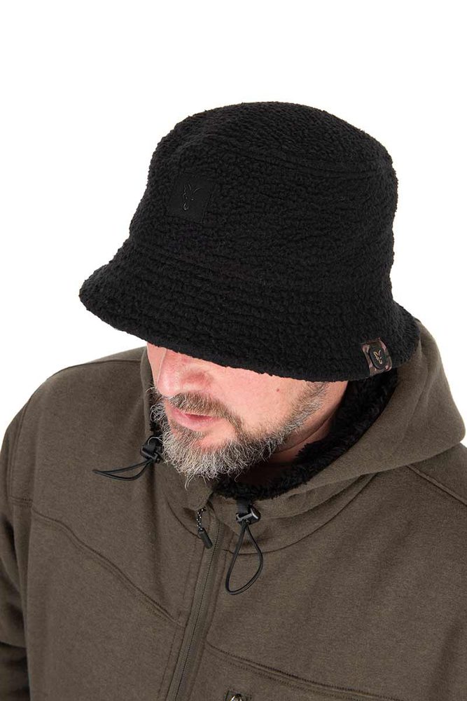 Fox Zimní čepice Sherpa bucket hat Black