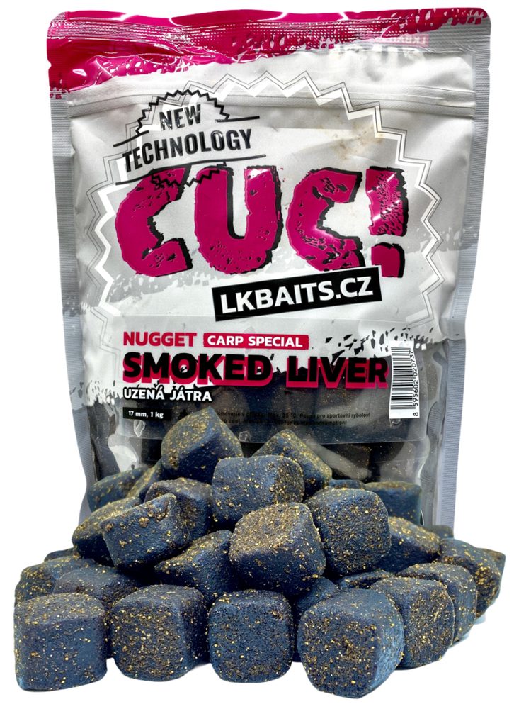 E-shop LK Baits CUC! Nugget Carp 17mm 1kg - Smoked Liver,LK Baits CUC! Nugget Carp 17mm 1kg - Smoked Liver