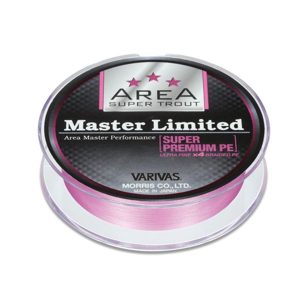 Varivas Šňůra Super Trout Area MLD Super Premium PE Tournament Pink 75m - 0,074mm