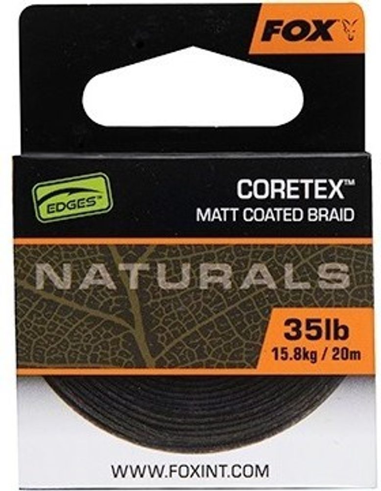 E-shop Fox Návazcová Šňůrka Naturals Coretex 20 m,Fox Návazcová Šňůrka Naturals Coretex 20 m