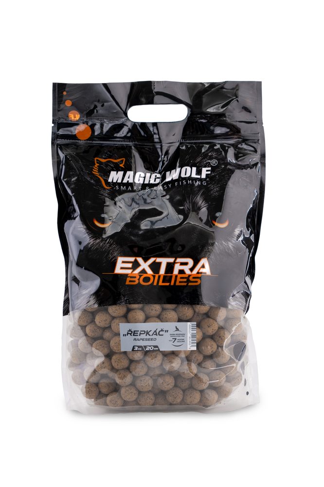 E-shop Magic Wolf Boilies Extra 20mm 3kg - "Řepkáč",Magic Wolf Boilies Extra 20mm 3kg - "Řepkáč"
