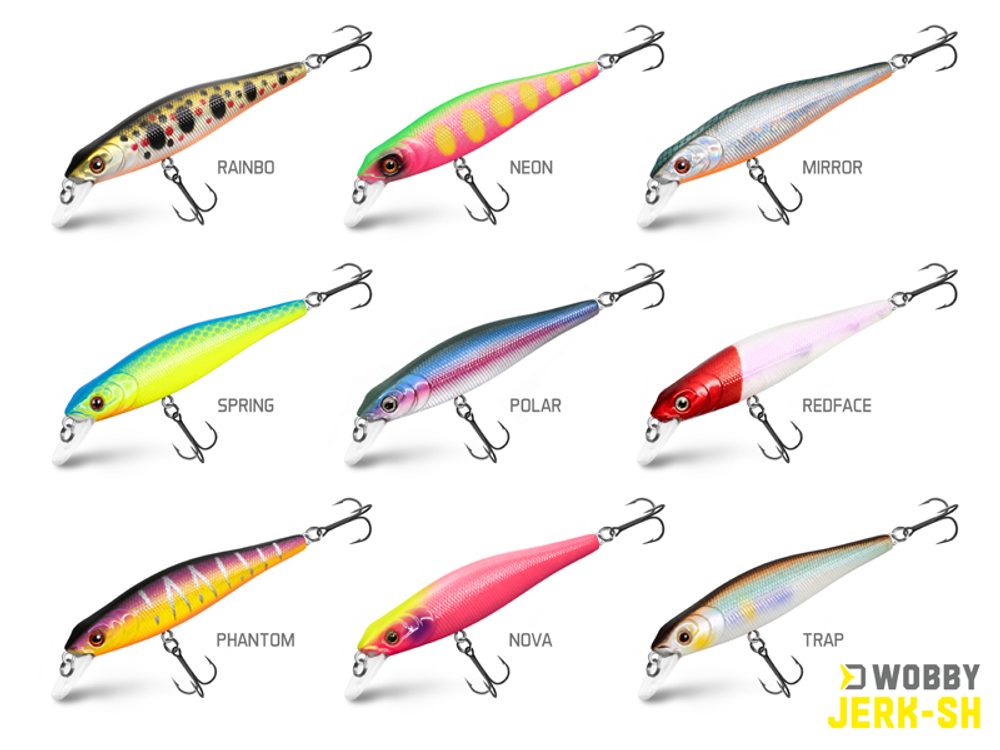Delphin Wobler Wobby Jerk-SH 8cm 6,5g