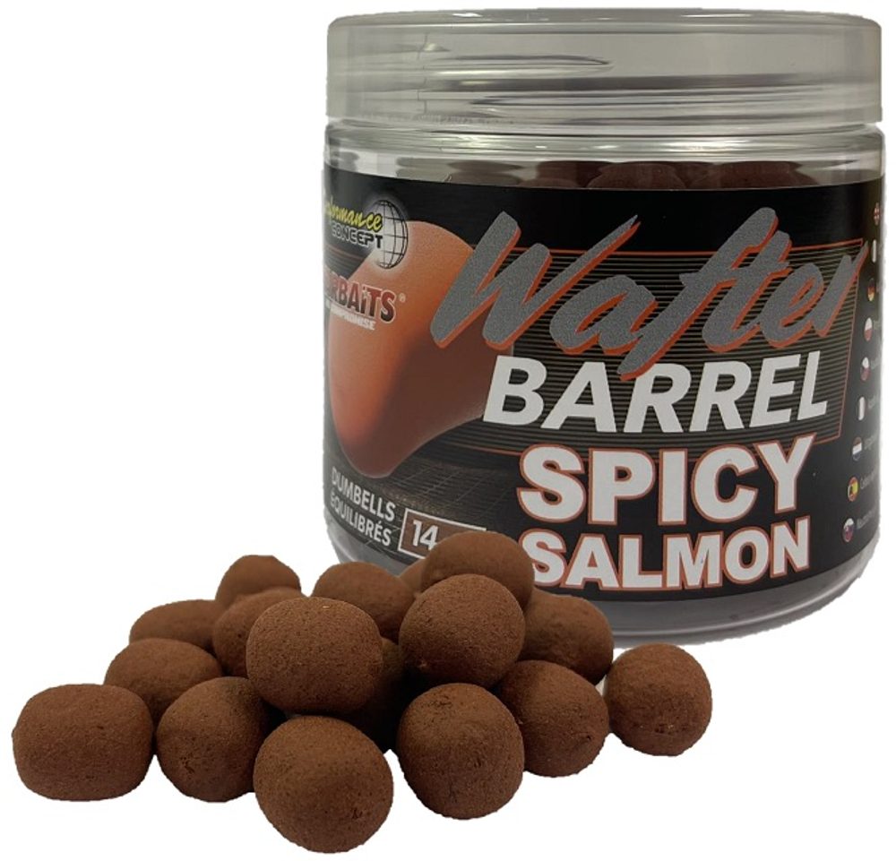 Fotografie Starbaits Boilies Wafter Spicy Salmon 14mm 50g