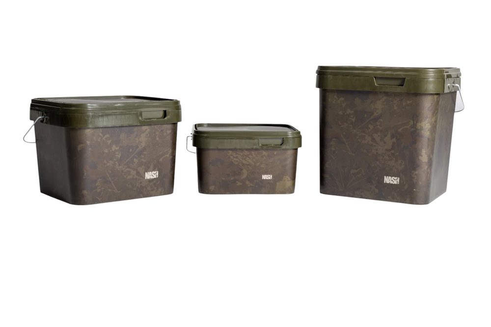 E-shop Nash Kbelík Spot On Rectangular Bucket Camo - 10L,Nash Kbelík Spot On Rectangular Bucket Camo - 10L