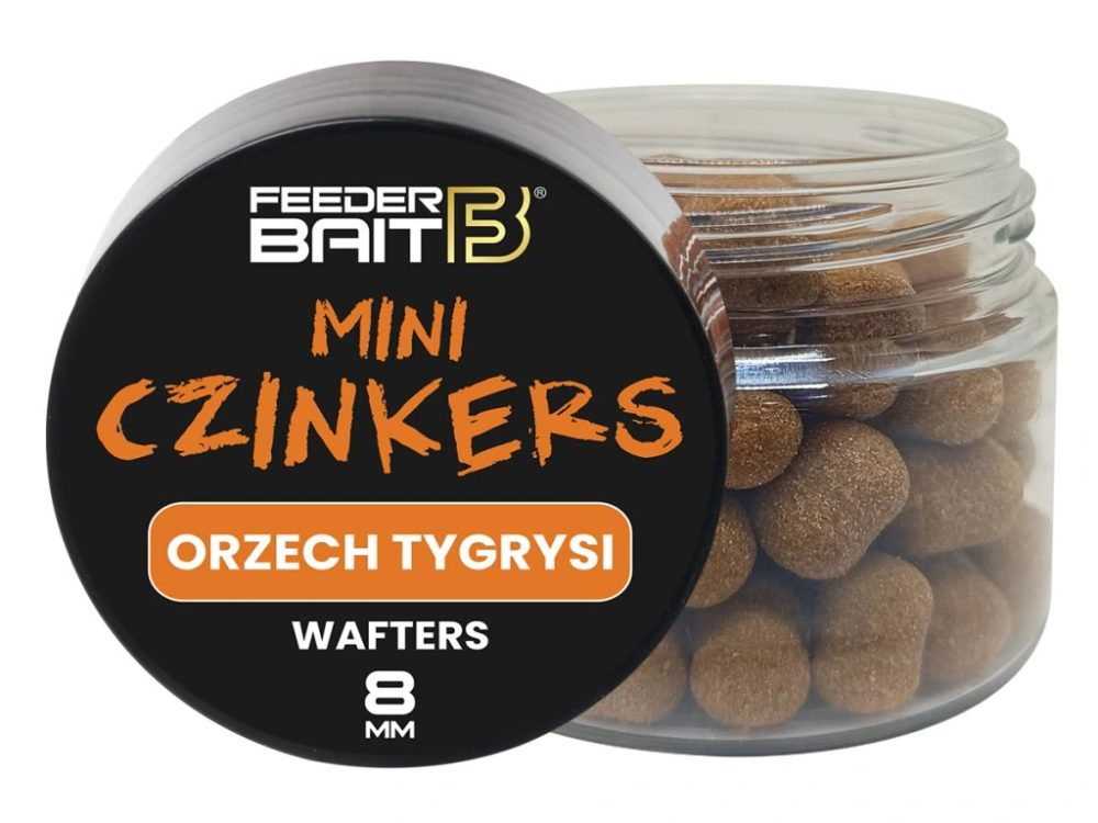 E-shop FeederBait Mini Czinkers Wafters 6x8mm 25ml - Tygří ořech,FeederBait Mini Czinkers Wafters 6x8mm 25ml - Tygří ořech