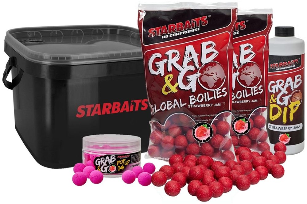 E-shop Starbaits Akční kbelík GG Global Strawberry Jam,Starbaits Akční kbelík GG Global Strawberry Jam