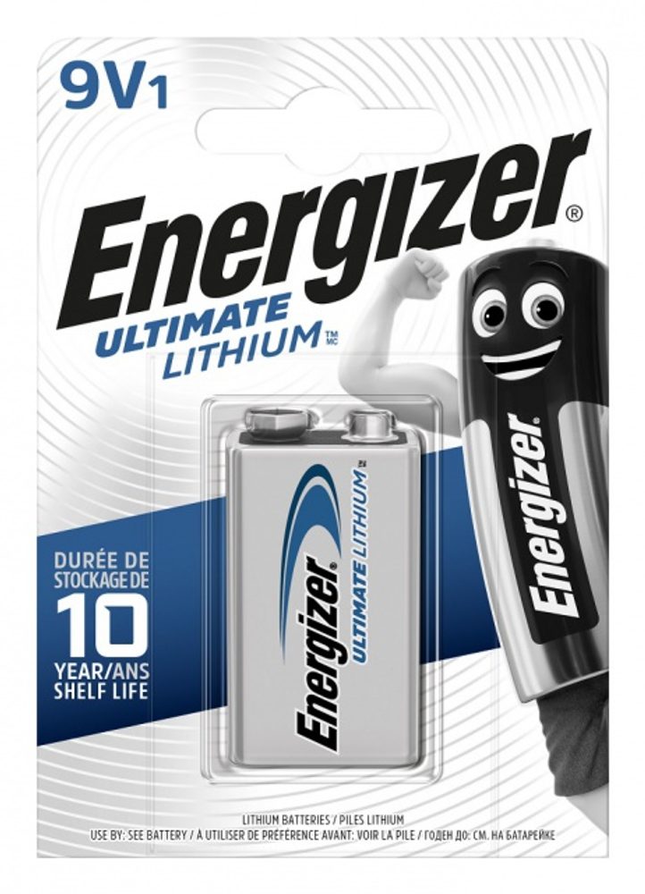 E-shop Energizer Lithiová baterie Ultimate Lithium 9V 1ks